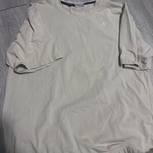 Gymshark Men's T-Shirt in Light Beige